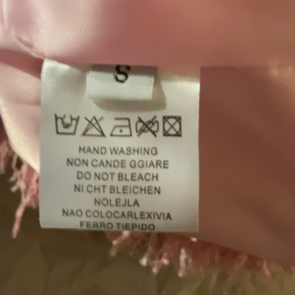 Chic Pink Textured Jacket - Picture 8 of 8